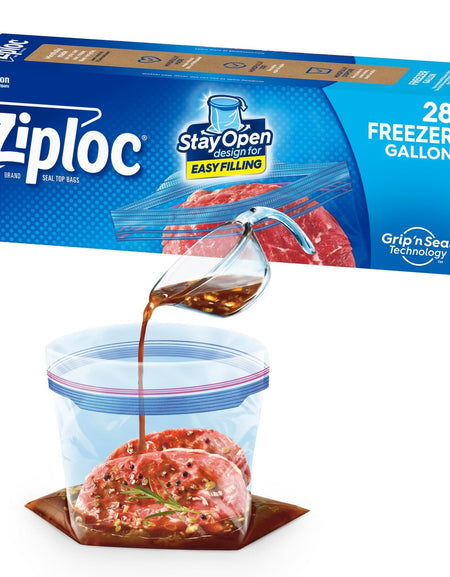 Ziploc Freezer Bags (28 Count)