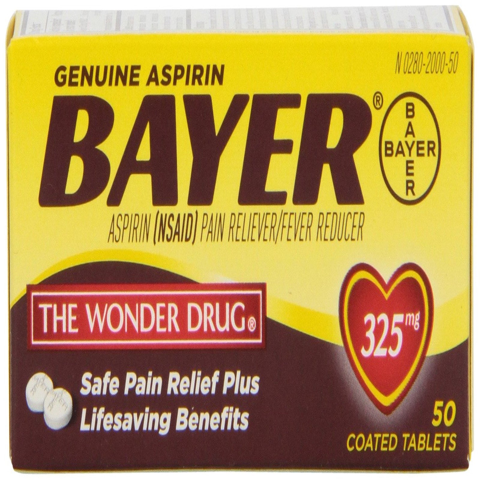 Bayer Aspirin (50 Count)