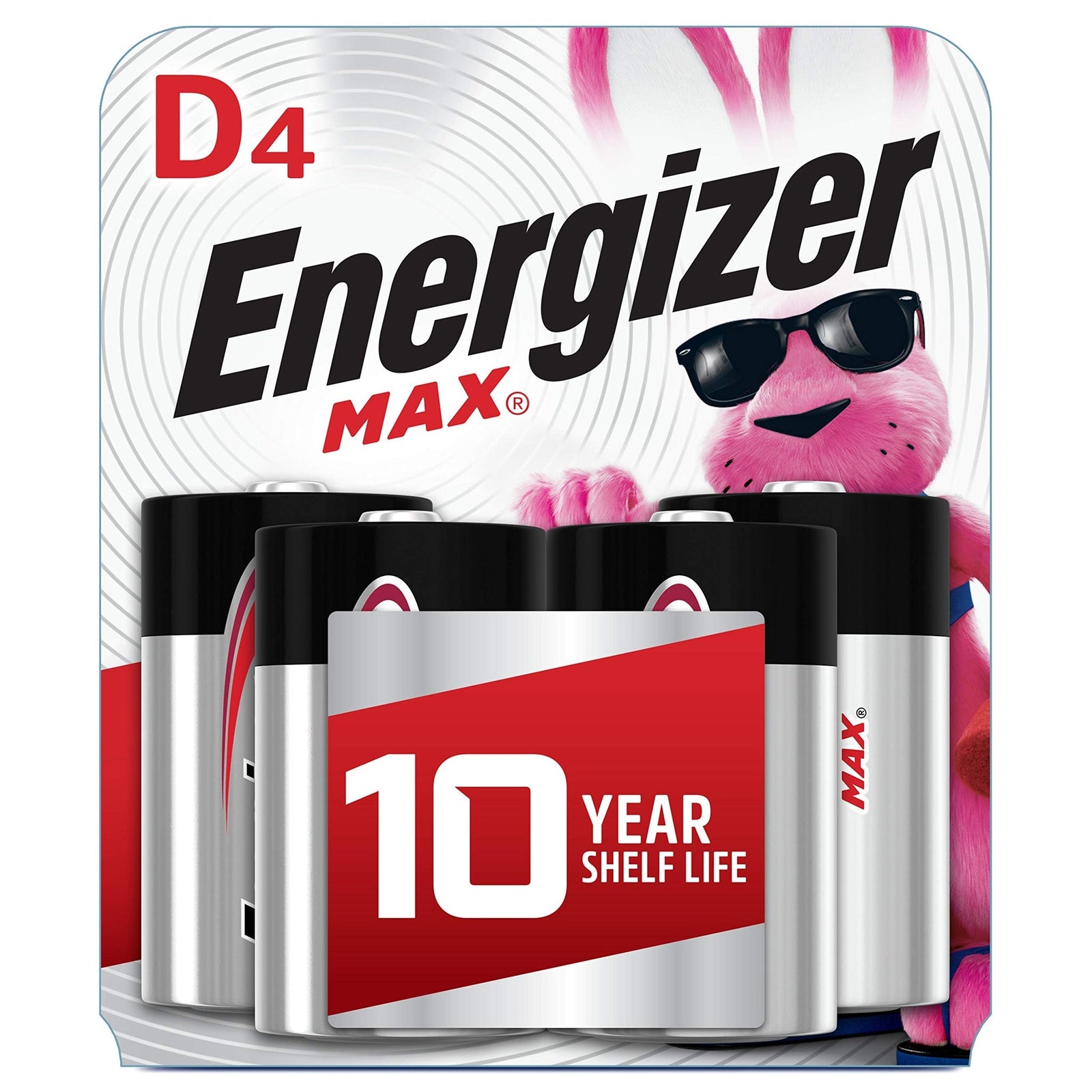 Energizer D Batteries (4 Count)