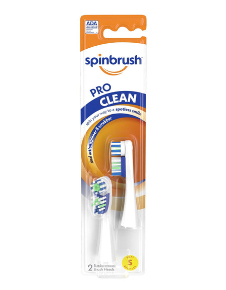 Spinbrush Replacement Heads (2 Pack)