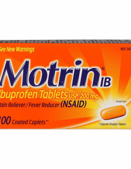 Motrin Tablets (100 Count)
