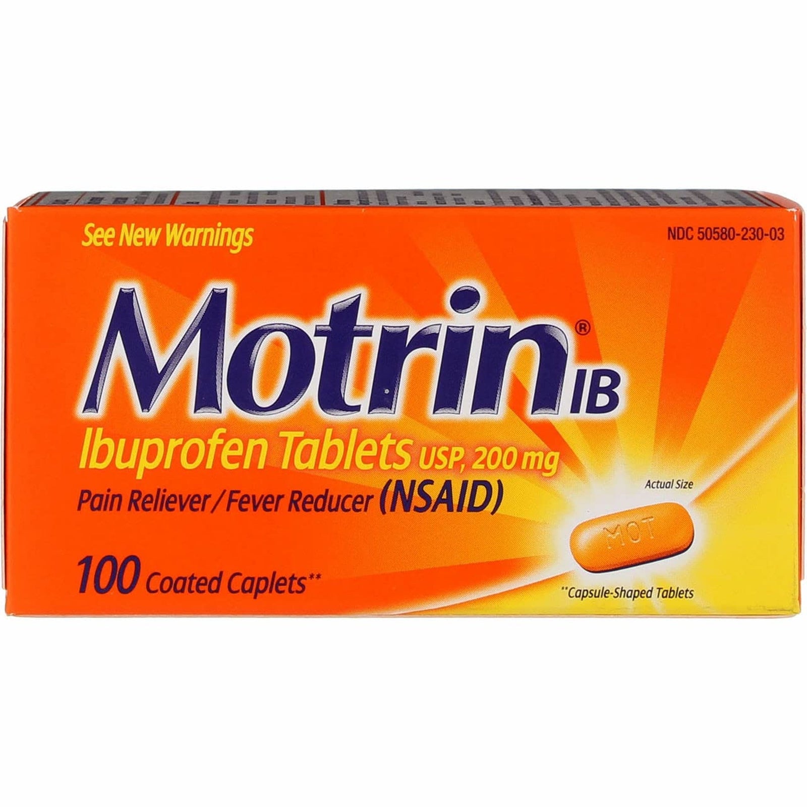 Motrin Tablets (100 Count)