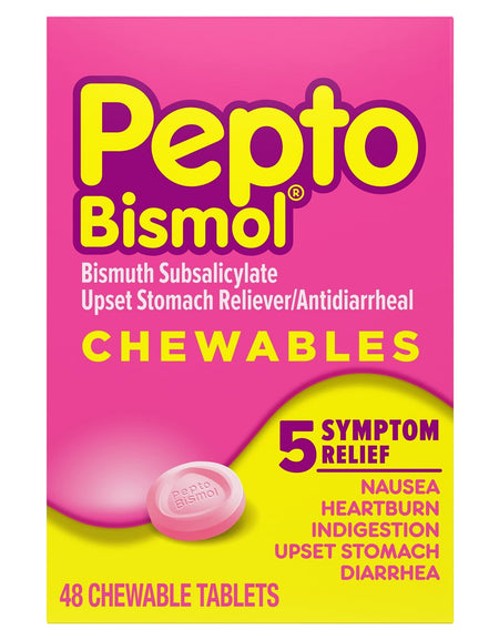 Pepto Bismol Tablets (48 Count)