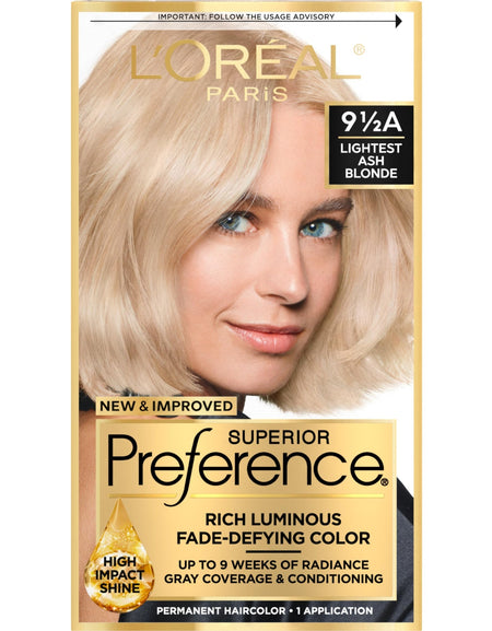 L'Oreal Hair Color (Lightest Ash Blonde)