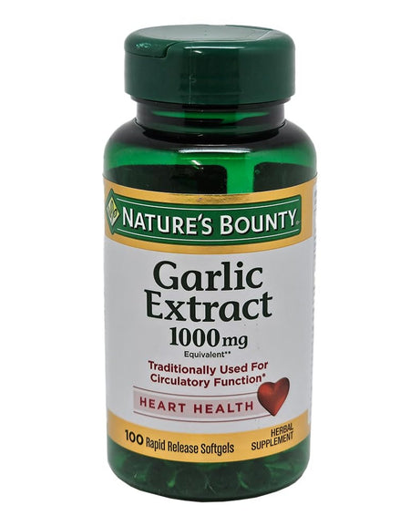 Nature's Bounty Garlic (100 Count)