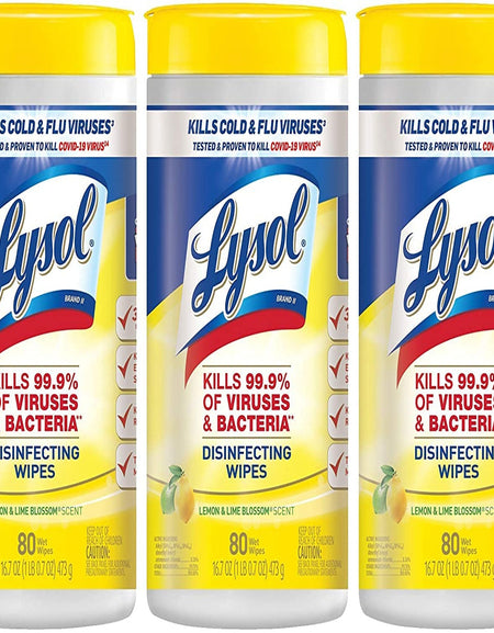 Lysol Disinfectant Wipes (80 Count)