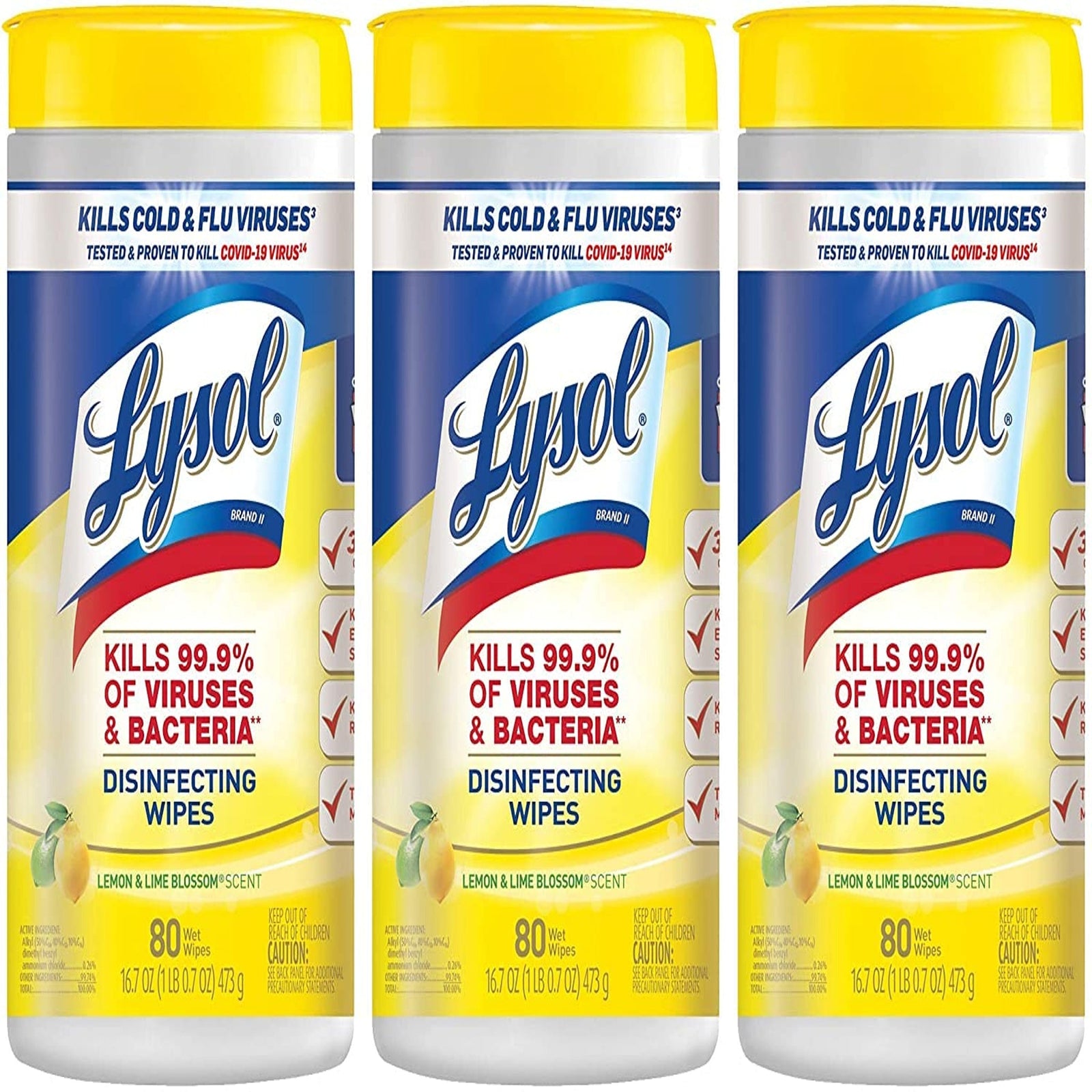 Lysol Disinfectant Wipes (80 Count)