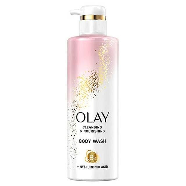 Olay Body Wash with Hyaluronic Acid and Vitamin B3, Cleansing & Nourishing, 17.9 Fl Oz