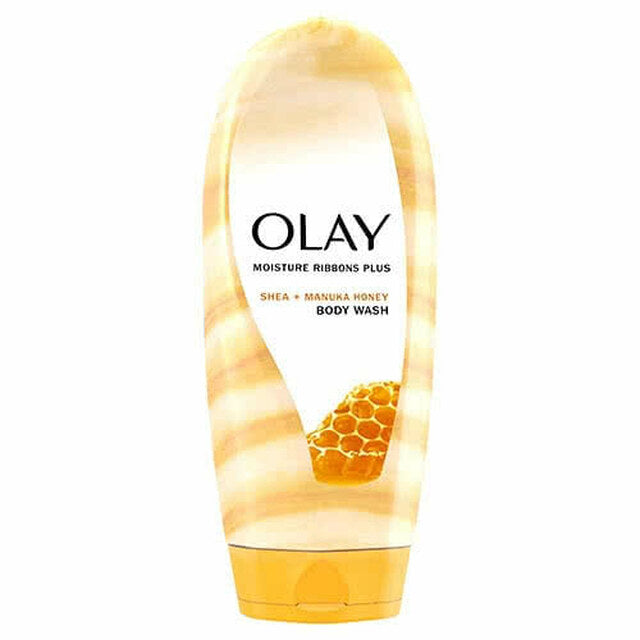 Olay Moisture Ribbons Plus Shea + Manuka Honey Body Wash, 18 Fl Oz