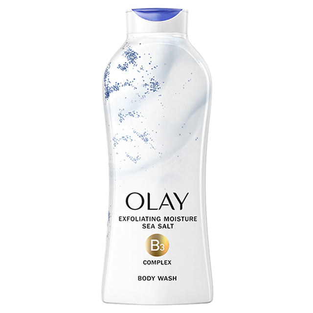 Olay Daily Exfoliating with Sea Salts Body Wash, 22 Fl Oz