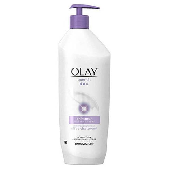 Olay Quench Plus Shimmer Body Lotion, 20.2 Fl Oz