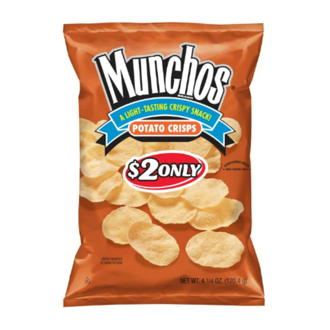Munchos Potato Chips, 4.25 Ounce