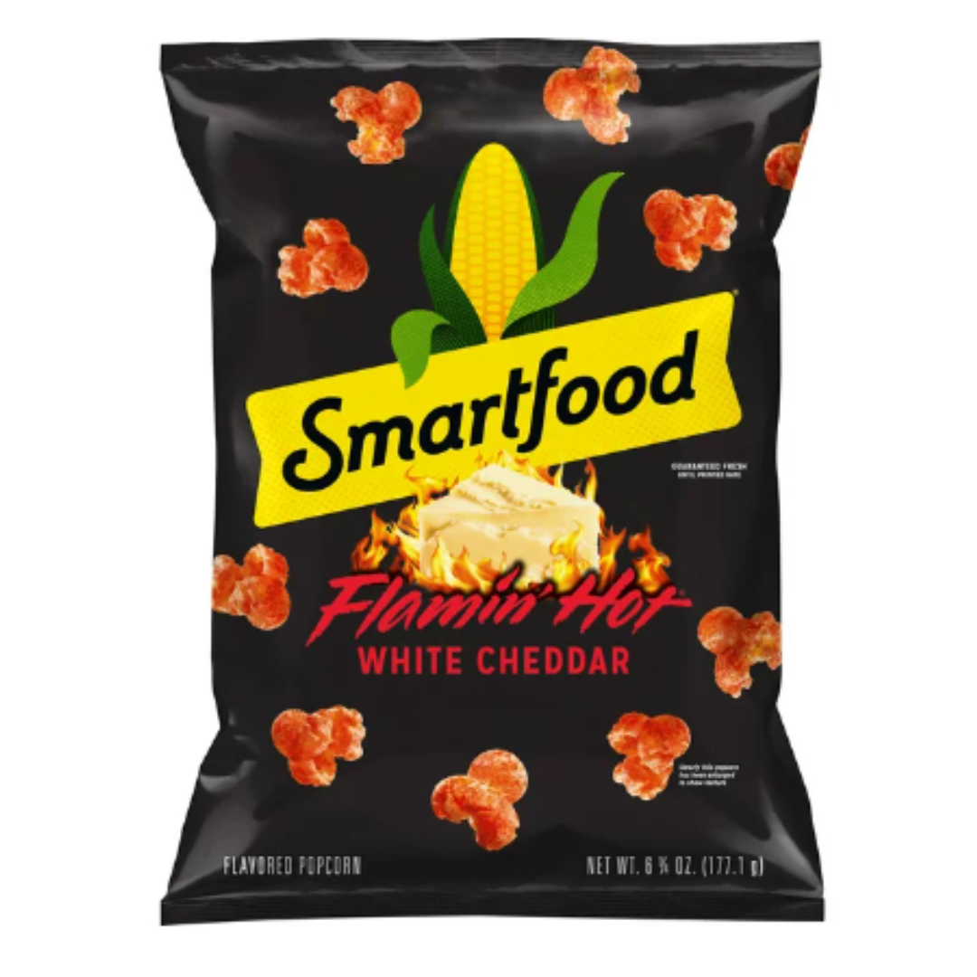 Smartfood 6.25 Ounce Popcorn Flamin' Hot White Cheddar