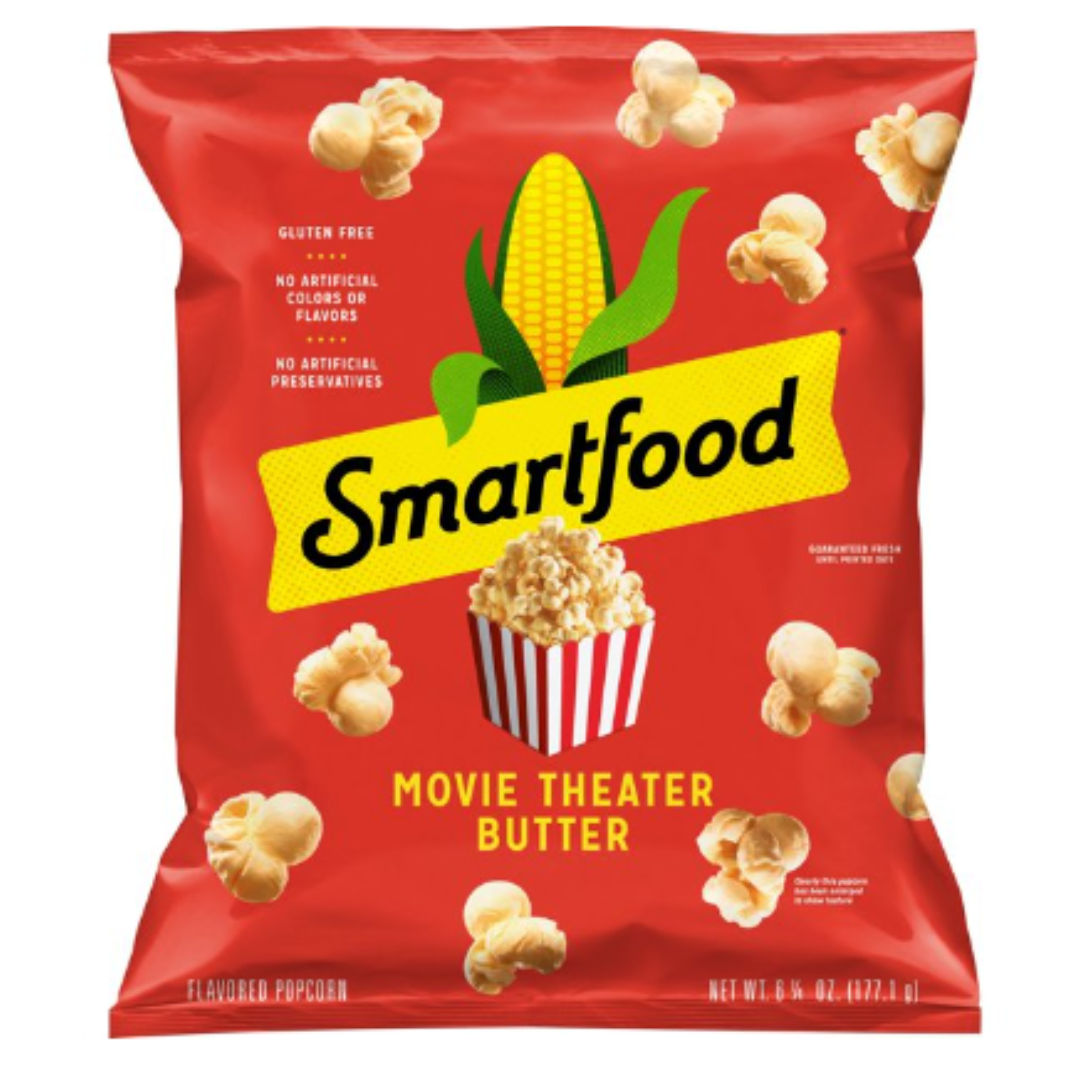 Smartfood 6.25 Ounce Popcorn Movie Theater Butter Flavored