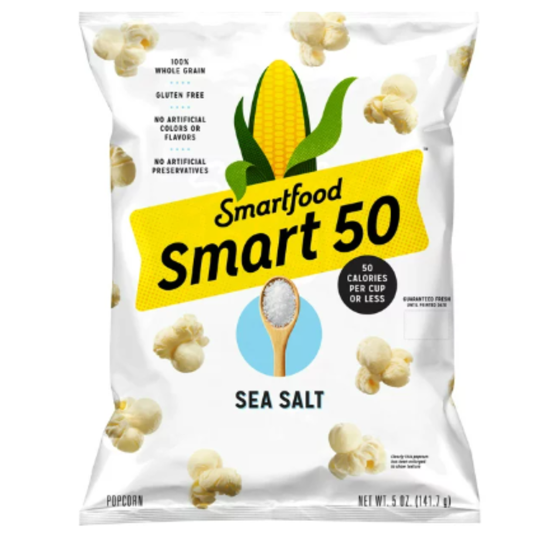 Smartfood Sea Salt Popcorn, 5 Ounce
