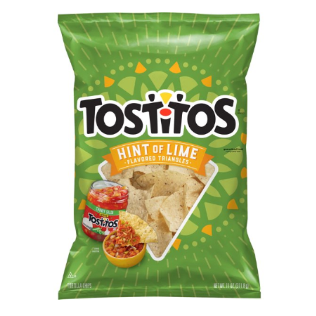 Tostitos Flavored Tortilla Chips Hint of Lime, 11 Ounce