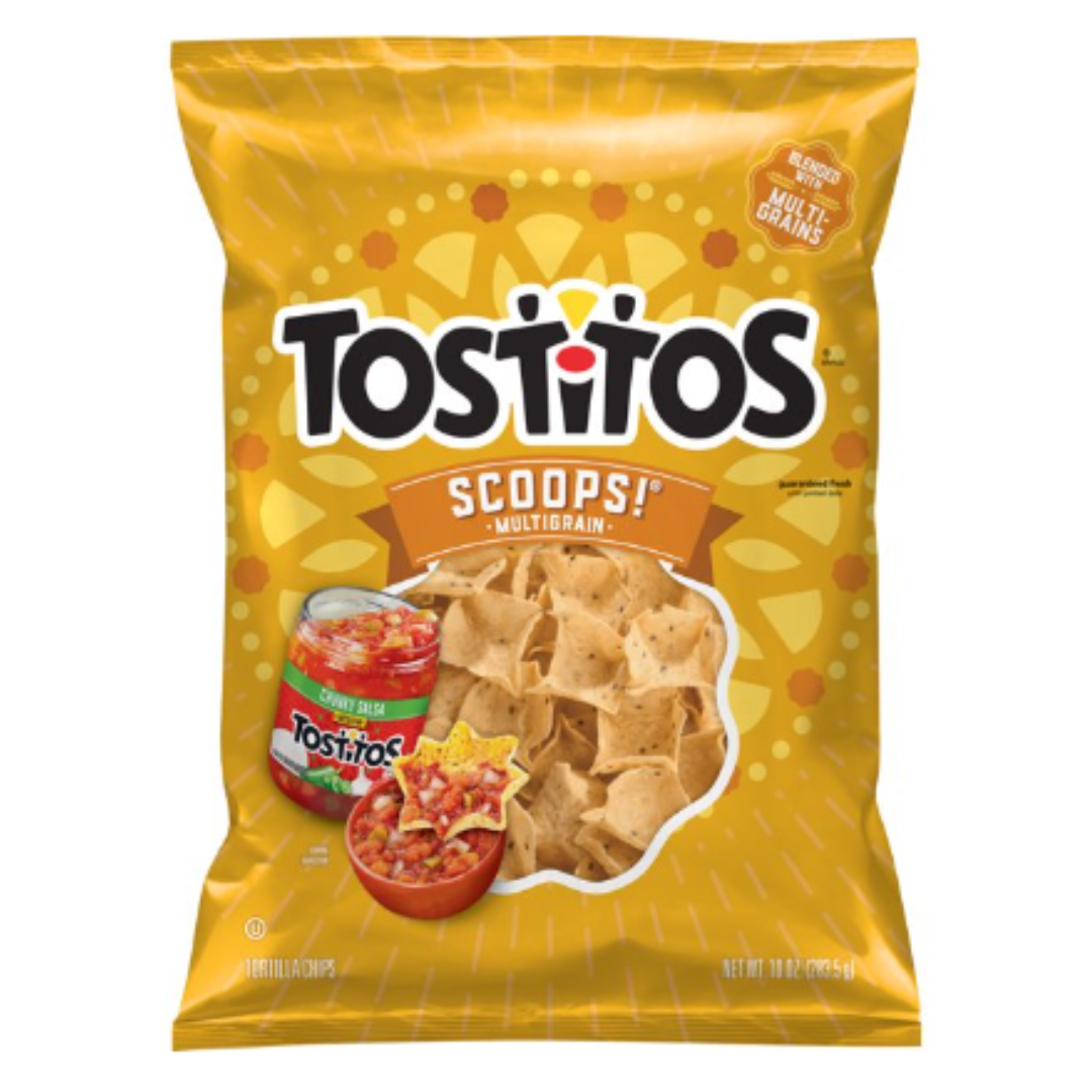 Tostitos Scoops! Multigrain Tortilla Chips, 10 Ounce