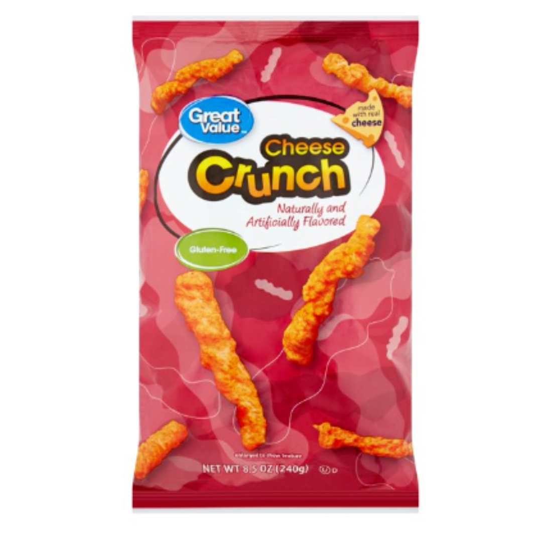 Great Value Cheese Crunch, 8.5 Ounce