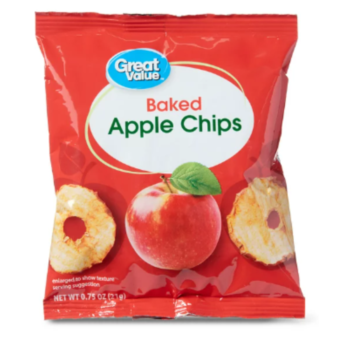 Great Value Baked Apple Chips, 0.75 Ounce