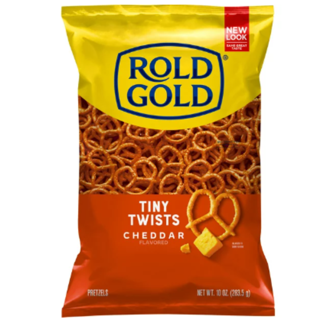 Rold Gold Tiny Twists Cheddar Flavored Pretzels, 10 Ounce