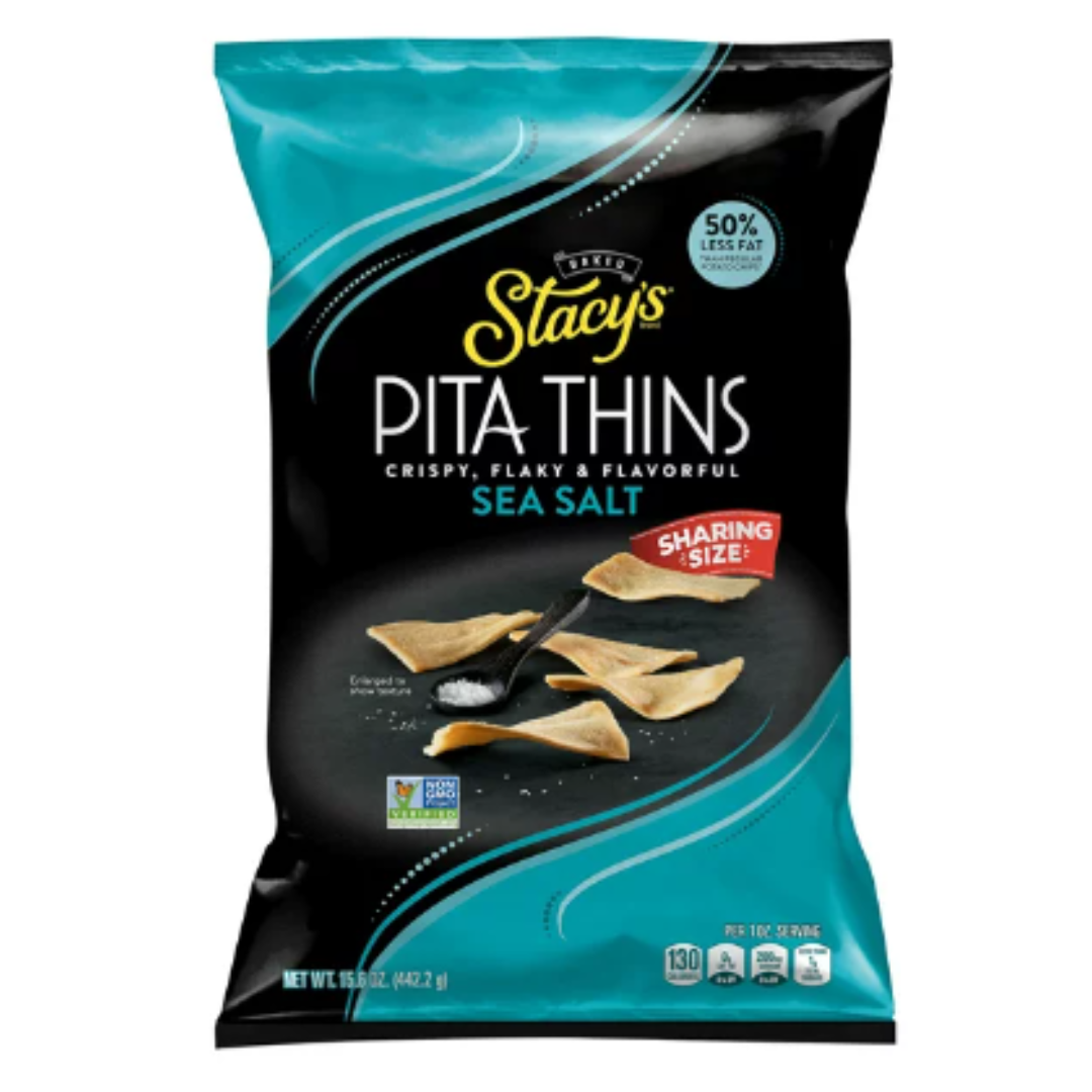 Stacy's Baked Pita Thins Sea Salt 15.6 Ounce