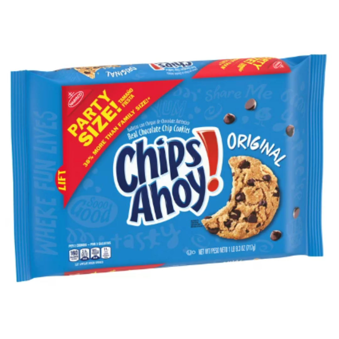 CHIPS AHOY! Original Chocolate Chip Cookies, Party Size, 25.3 Ounce