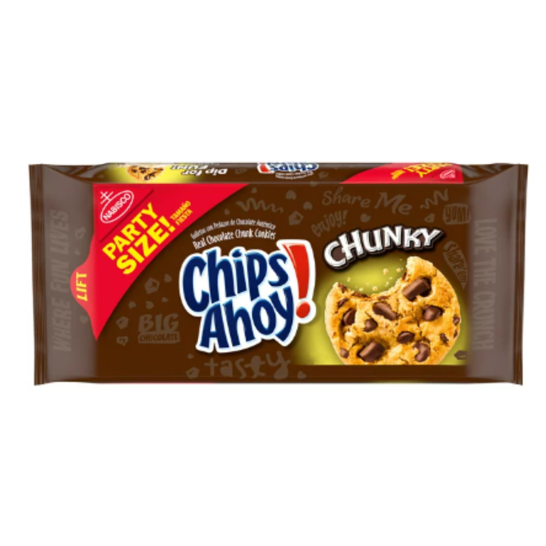 Chips Ahoy! Chunky Chocolate Chunk Cookies, Party Size, 24.75 Ounce