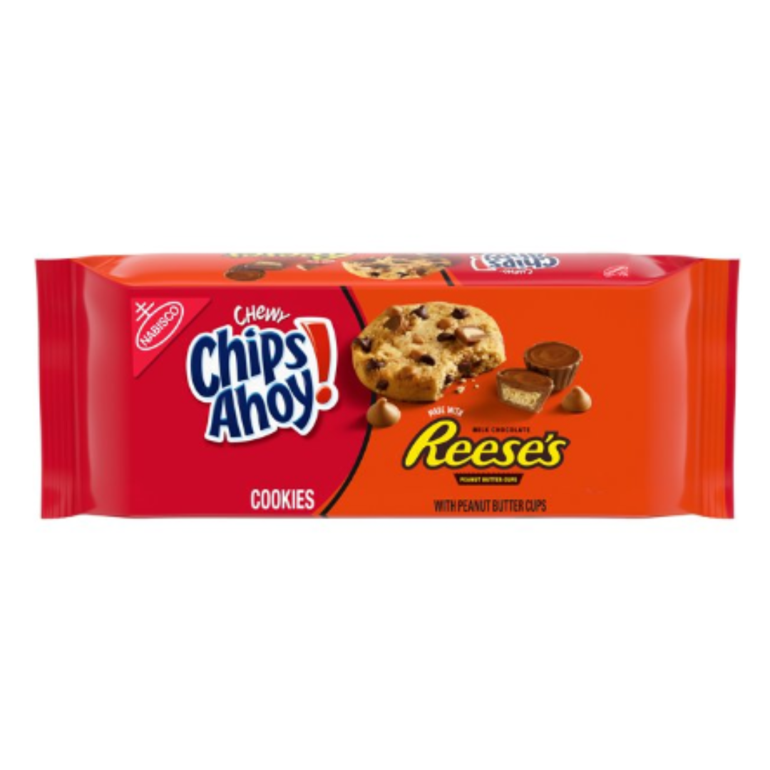 Chips Ahoy! Chewy Chocolate Chip Cookies With Reese'S Peanut Butter Cups, 9.5 Ounce