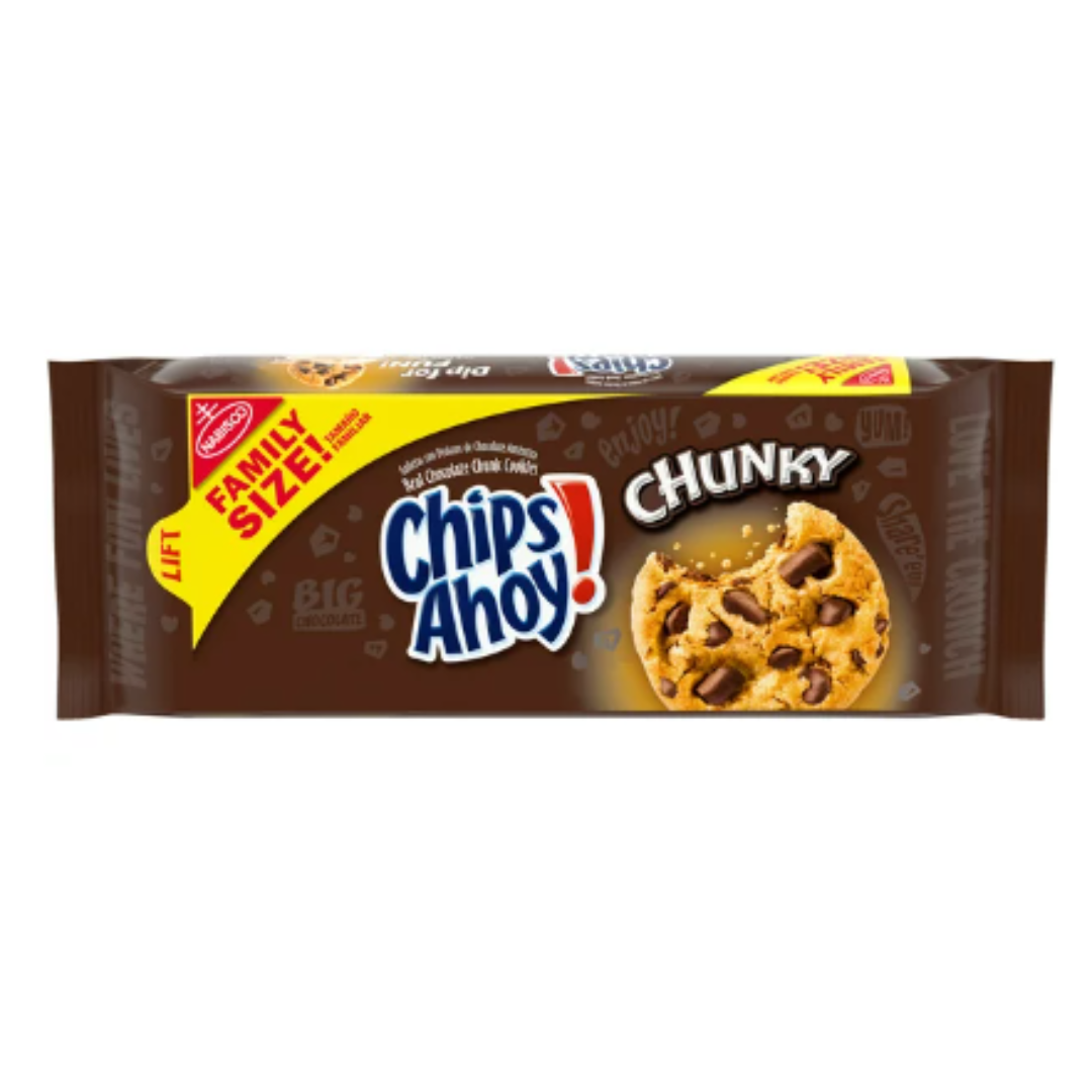 CHIPS AHOY! Chunky Chocolate Chip Cookies, Family Size, 18 Ounce