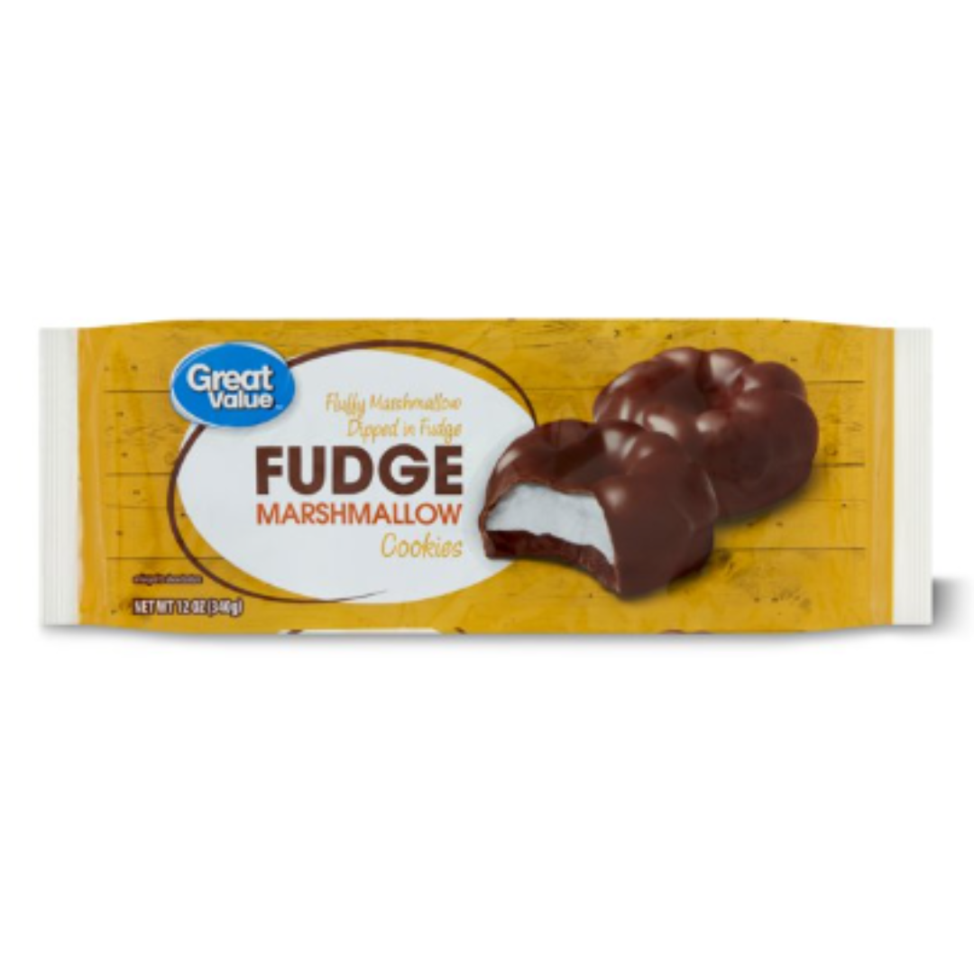 Great Value Fudge Marshmallow Cookies, 12 Ounce