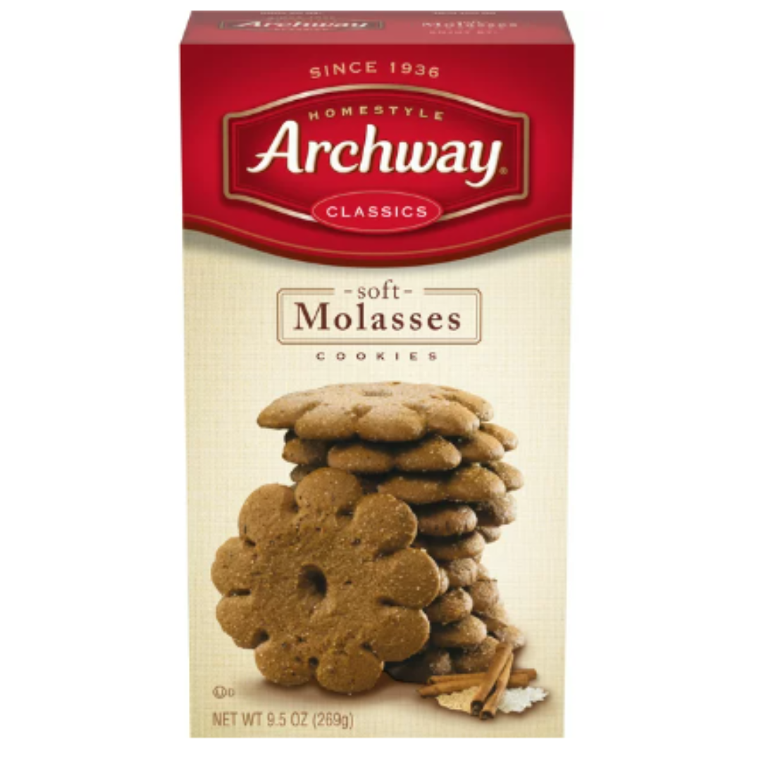 Archway Cookies, Molasses Classic Soft, 9.5 Ounce