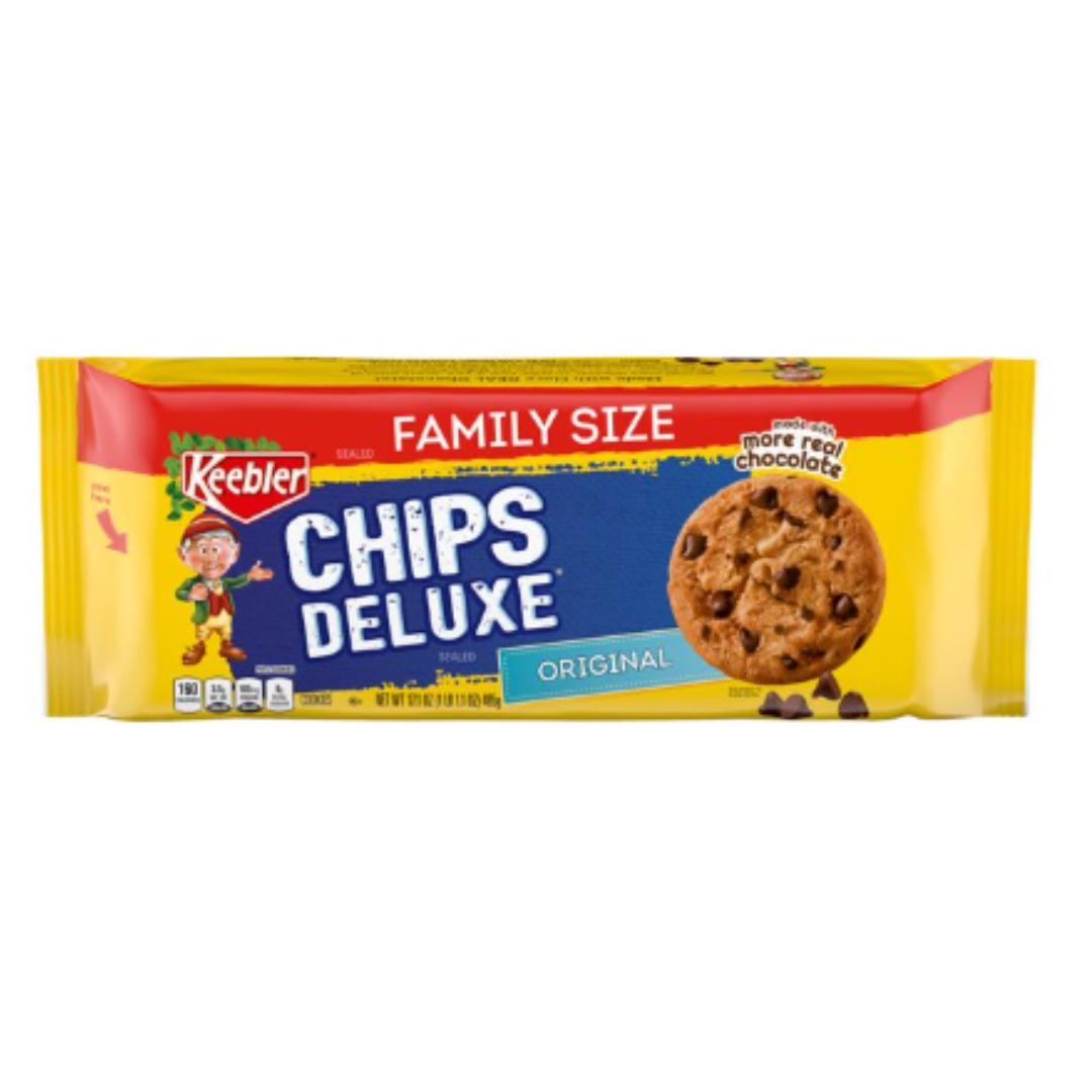 Keebler Chips Deluxe Milk Chocolate M&M's Chocolate Candies Cookies, 14.6 Ounce