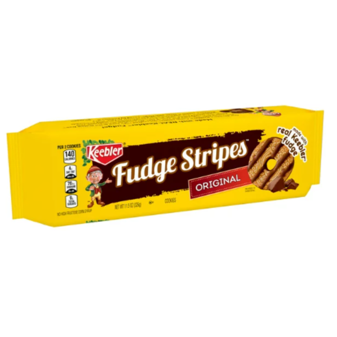 Keebler Fudge Stripes Original Cookies, 11.5 Ounce
