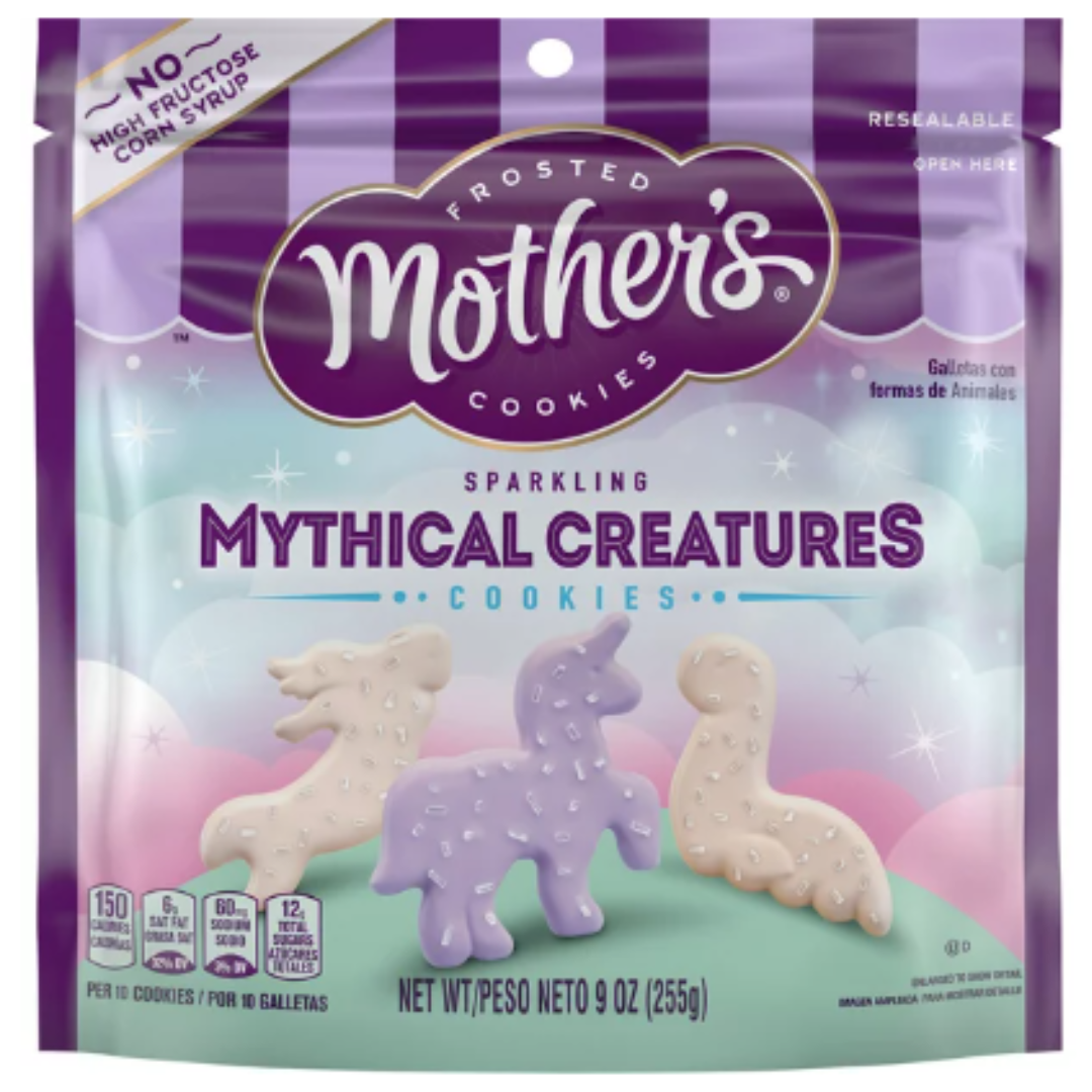 Mothers Circus Animal Mythical Creatures Cookies, 9 Ounce