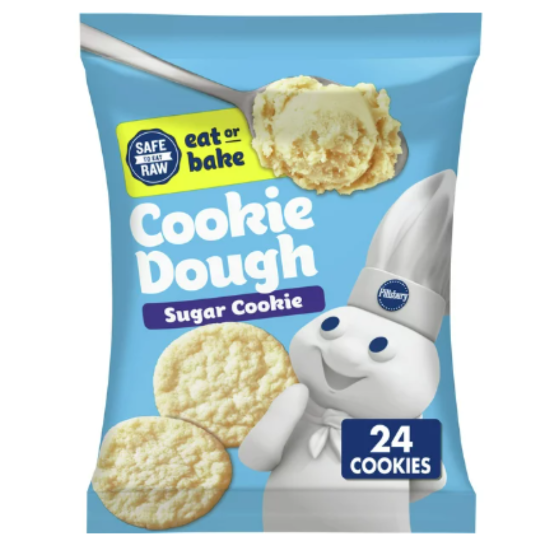 Pillsbury Ready To Bake Refrigerated Sugar Cookie Dough, 16 Ounce