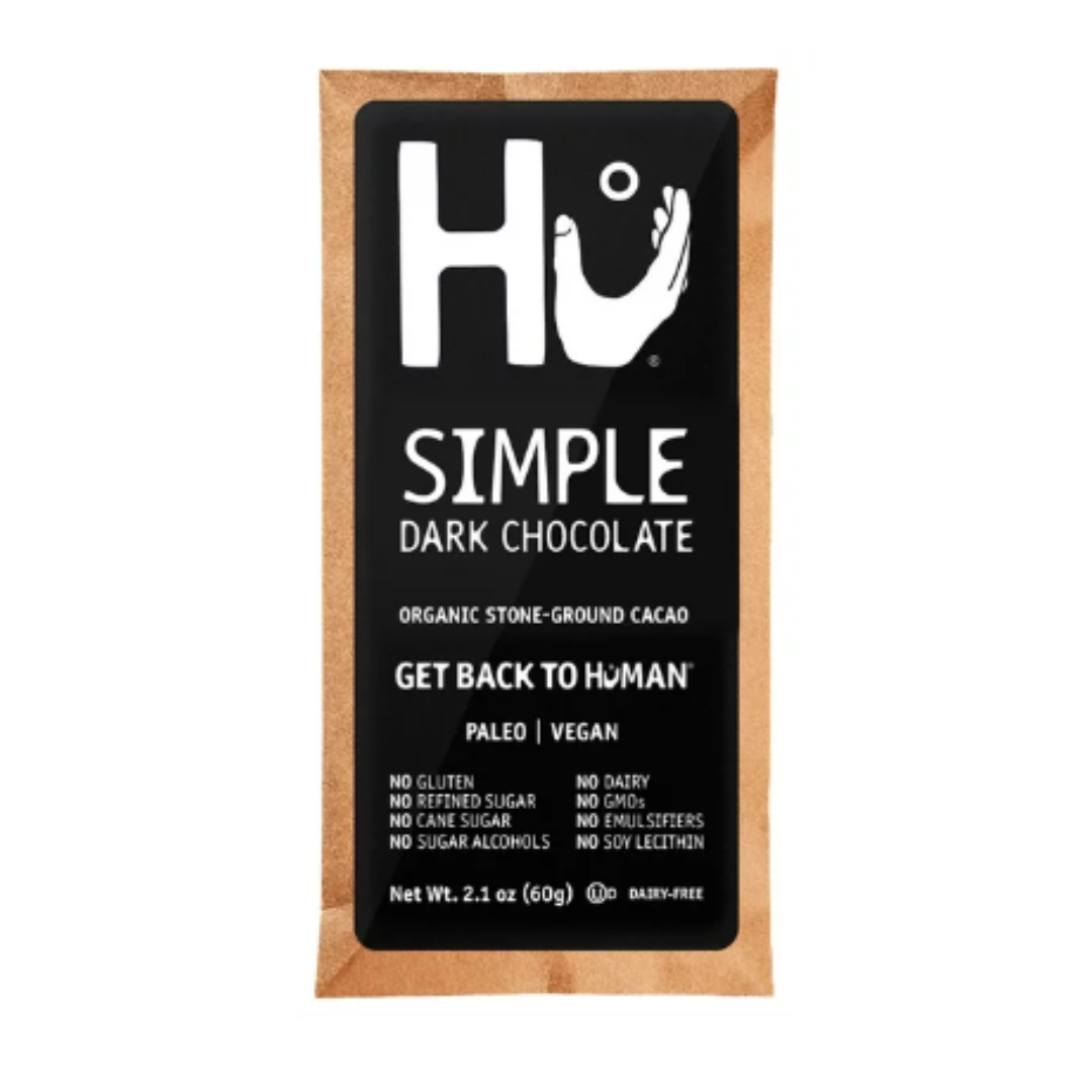 Hu Simple Dark Chocolate, 2.1 Ounce