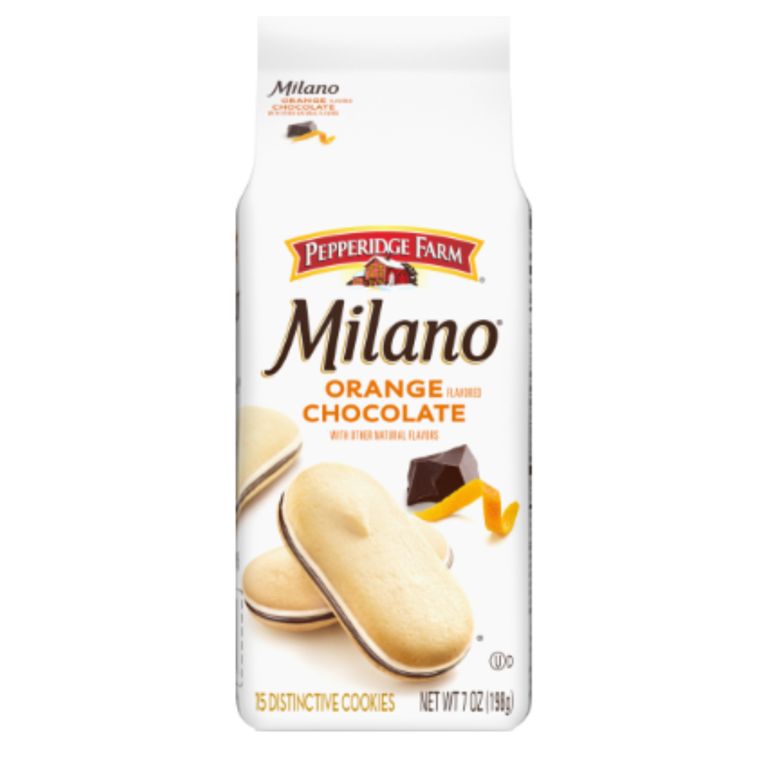 Pepperidge Farm Milano Cookies, Chocolate Orange, 7 Ounce