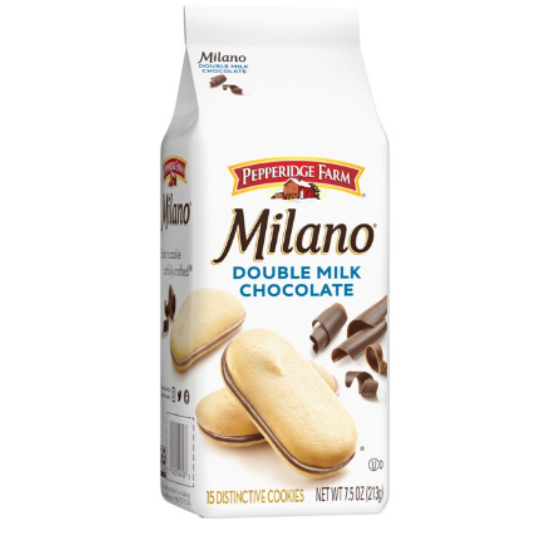 Pepperidge Farm Milano Cookies, Double Milk Chocolate, 7.5 Ounce