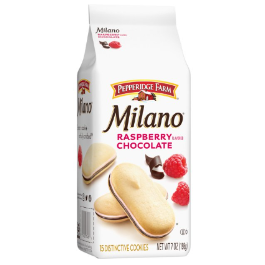 Pepperidge Farm Milano Cookies, Raspberry Chocolate, 7 Ounce