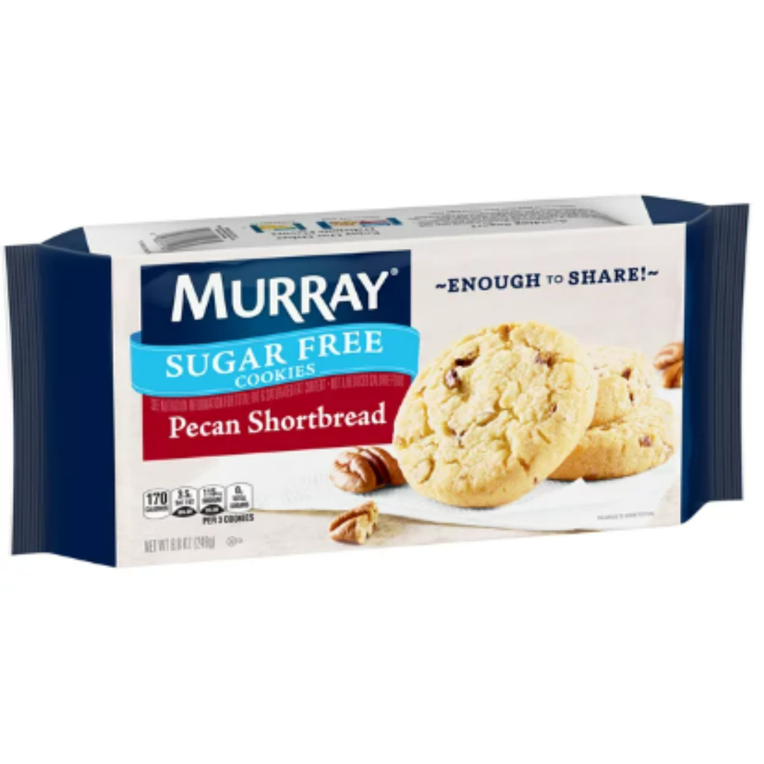 Murray Sugar Free Pecan Shortbread Cookies 8.8 Ounce