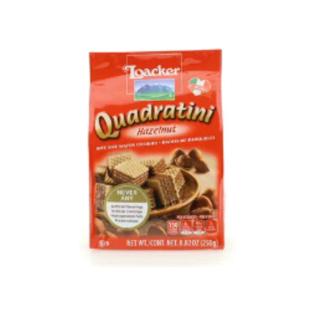 Loacker Quadratini Wafer Cookies, 8.82 Ounce