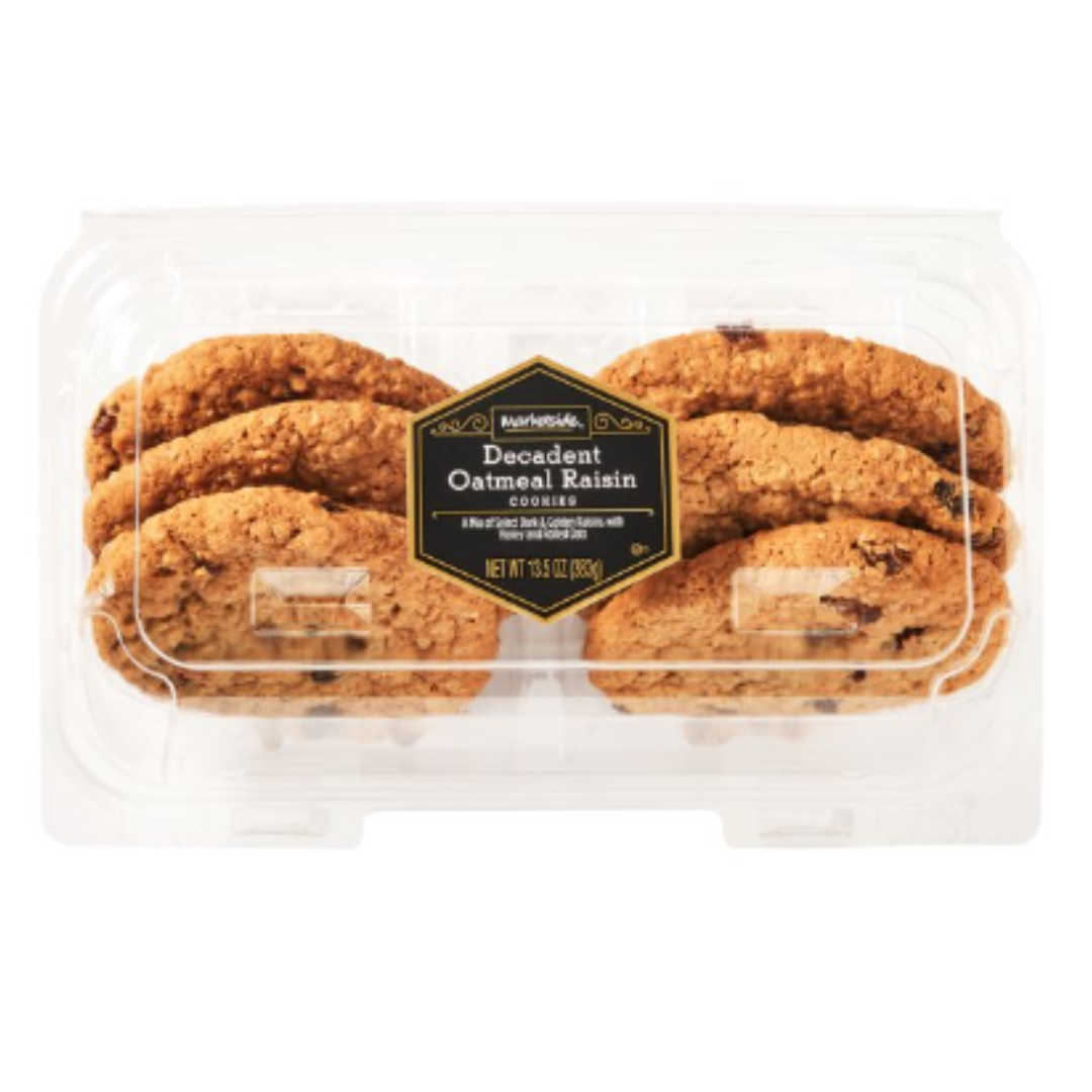 Marketside Decadent Oatmeal Raisin Cookies, 13.5 Ounce