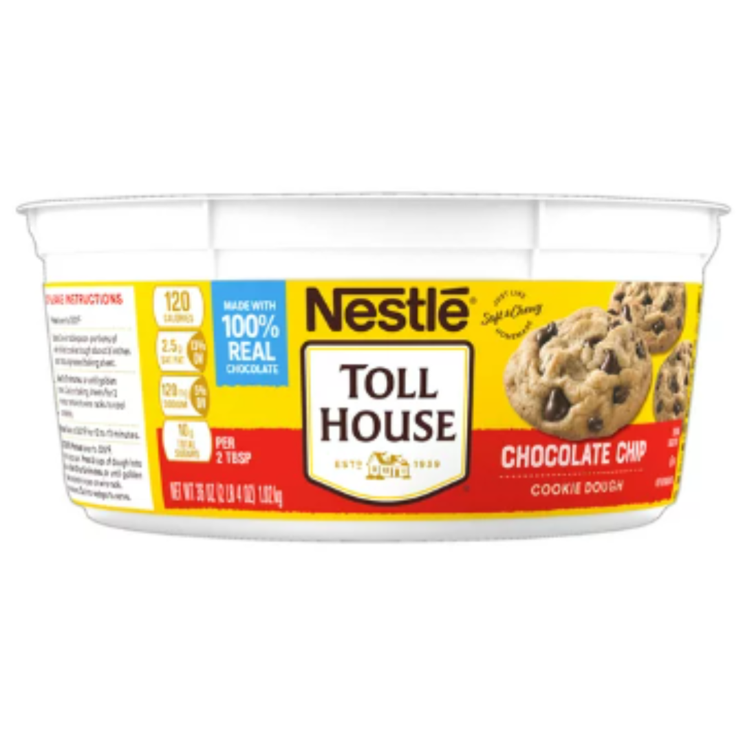 Nestle Toll House Chocolate Chip Cookie Dough 36 Ounce