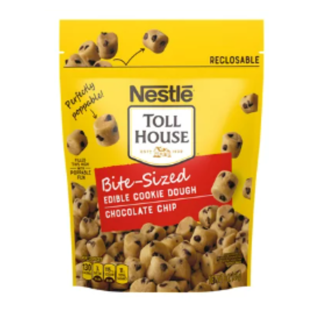 Nestle Toll House Bite Sized Chocolate Chip Edible Cookie Dough 8 Ounce