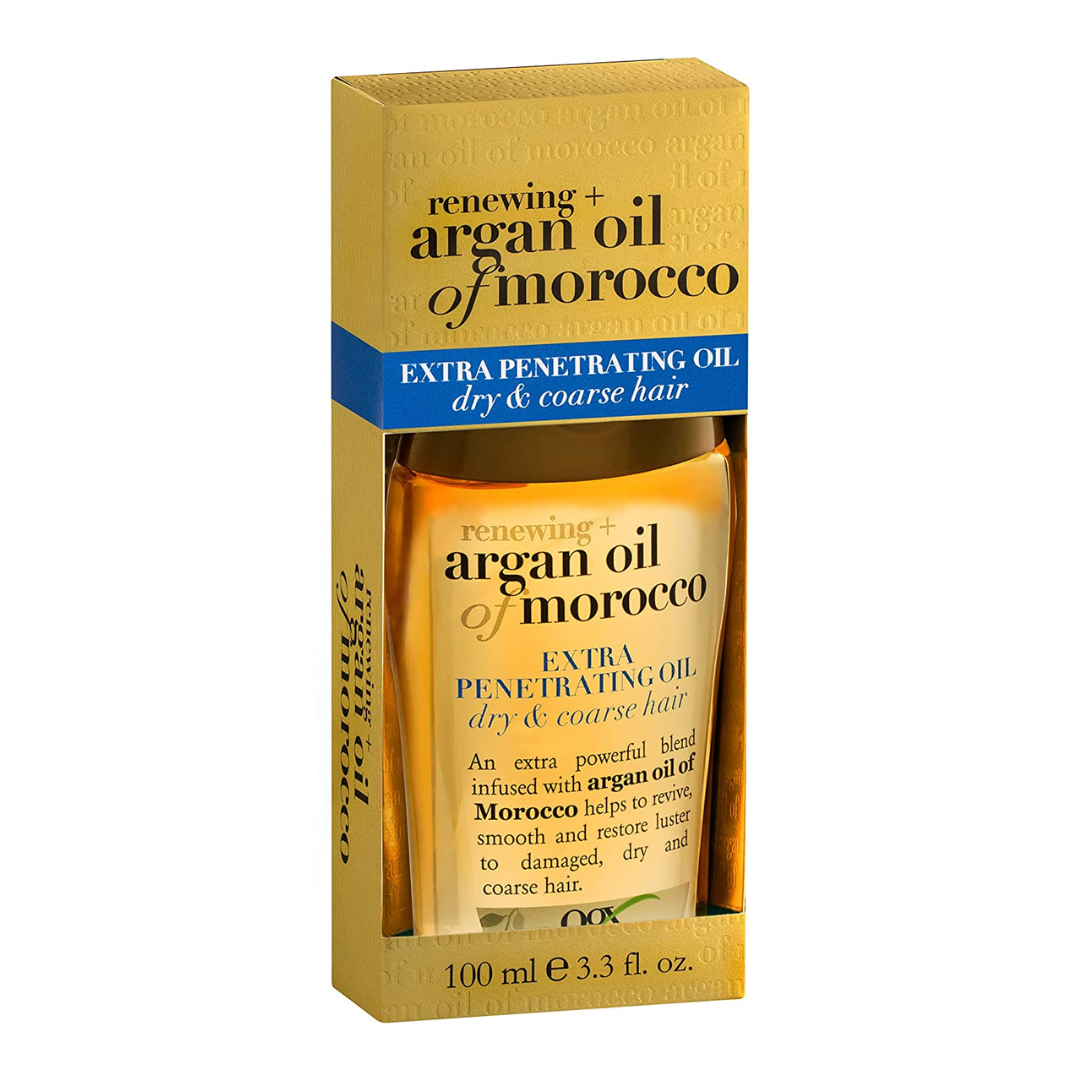 OGX Extra Strength Renewing + Argan Oil of Morocco Penetrating Hair Oil Treatment 3.3 fl Ounce - Pack of 1