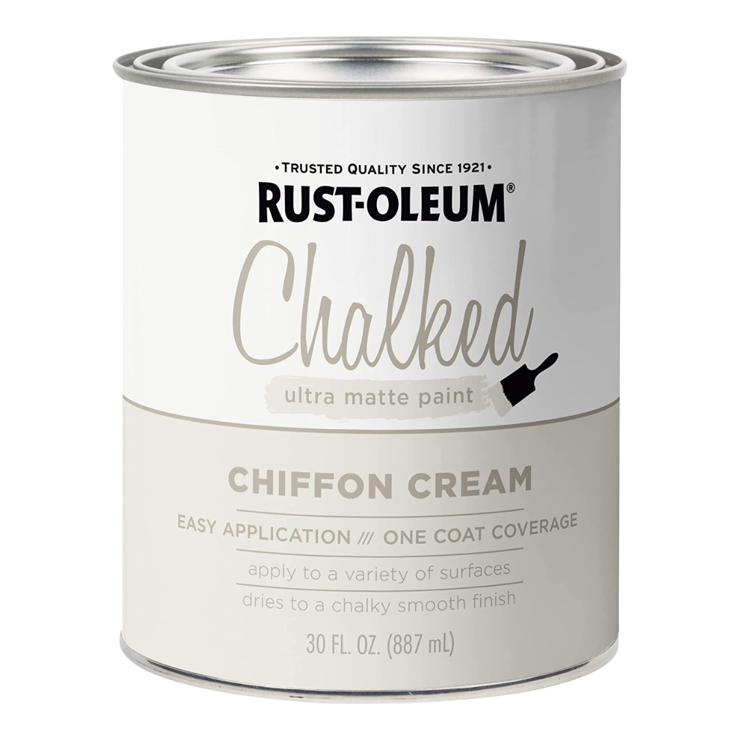 Rust-Oleum Ultra Matte Interior Chalked Paint 30 Ounce, Chiffon Cream 329598