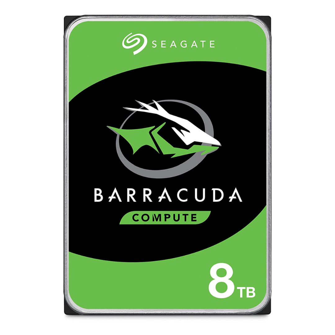 Seagate BarraCuda 8TB Internal Hard Drive HDD, 3.5 Inch Sata 6 Gb/s 5400 RPM 256MB Cache for Computer Desktop PC