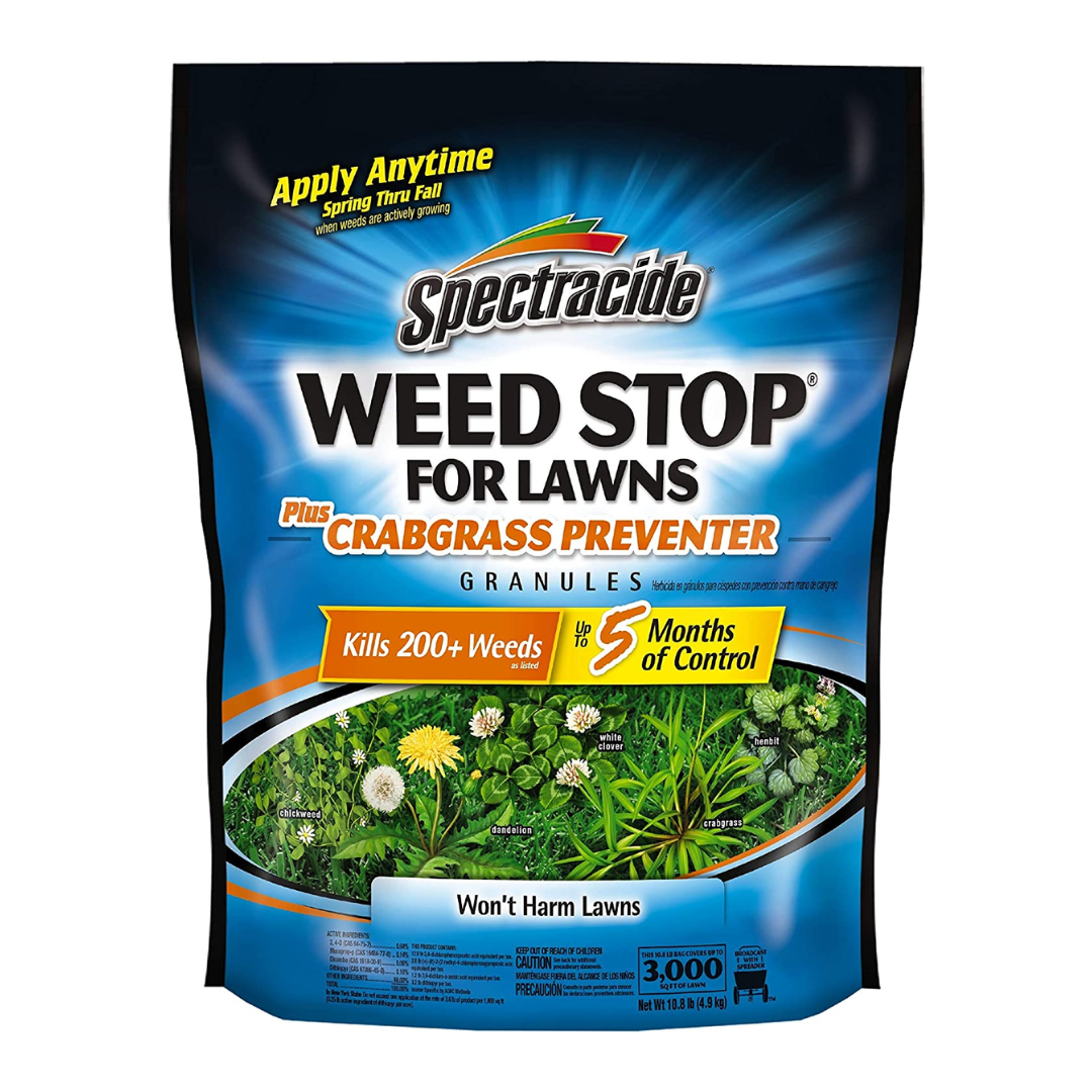 Spectracide Weed Stop For Lawns Plus Crabgrass Preventer Granules 10.8 Pounds - Pack of 2