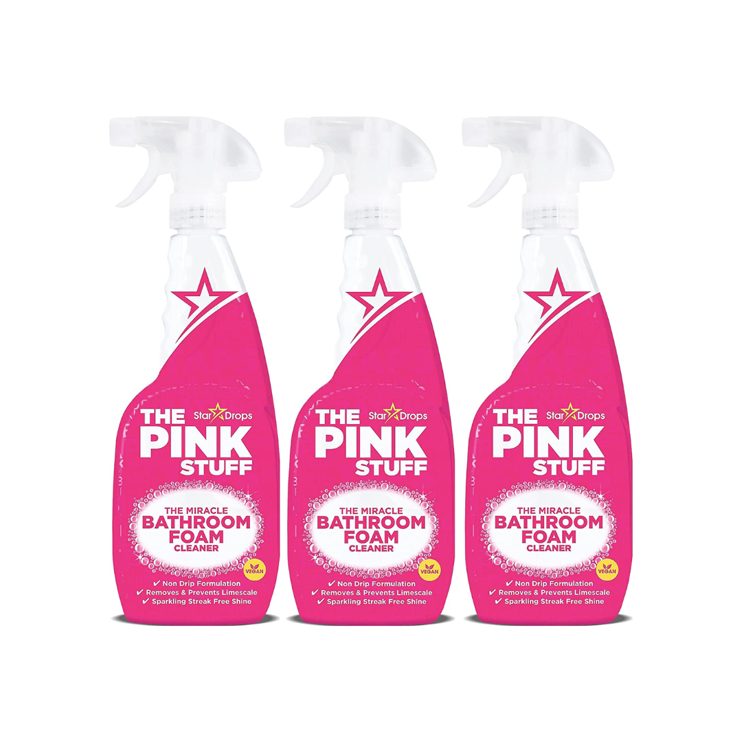 Stardrops, The Pink Stuff, The Miracle Bathroom Foam Cleaner, 750ml - Pack of 3
