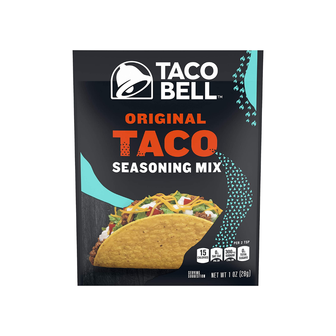 Taco Bell Original Taco Seasoning Mix 1 Ounce  Packets - Pack of 24
